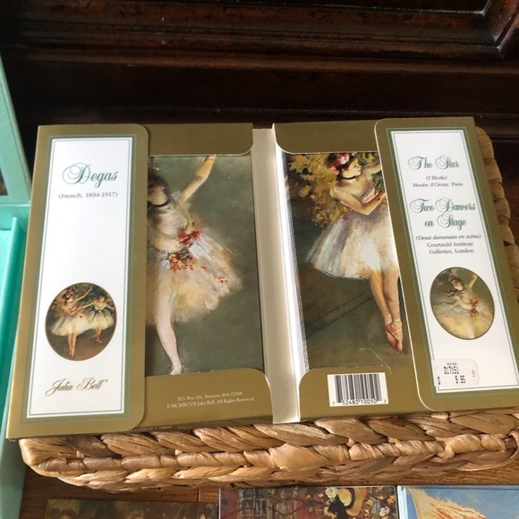 Monet Degas Correspondence set Artist prints notecards - Picture 7 of 10